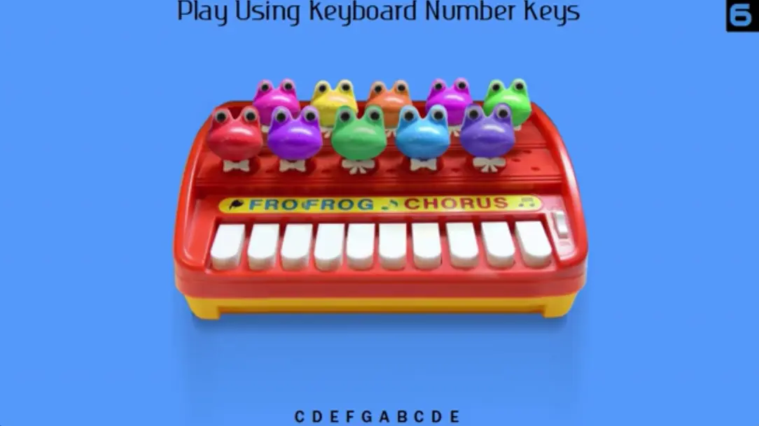 YouTube Frog Piano