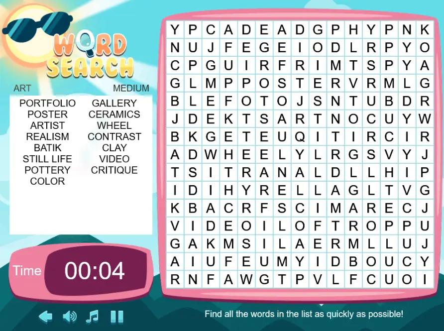 Shockwave Daily Word Search
