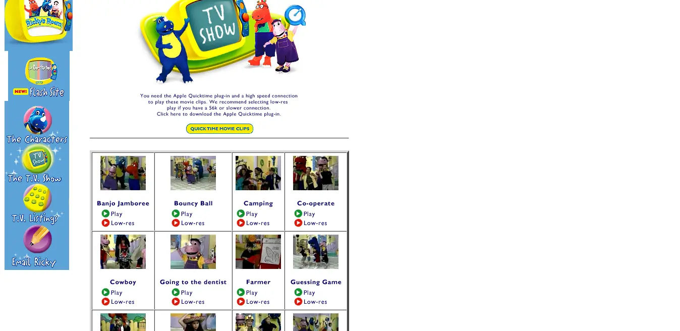 Ricky's Room Microsite