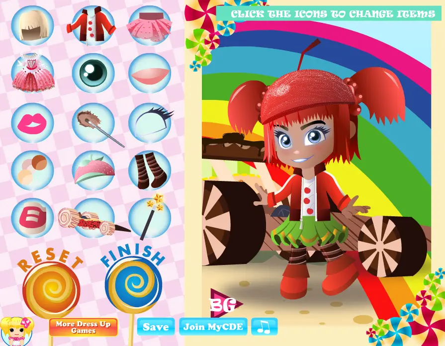 Sugar Rush Dress Up