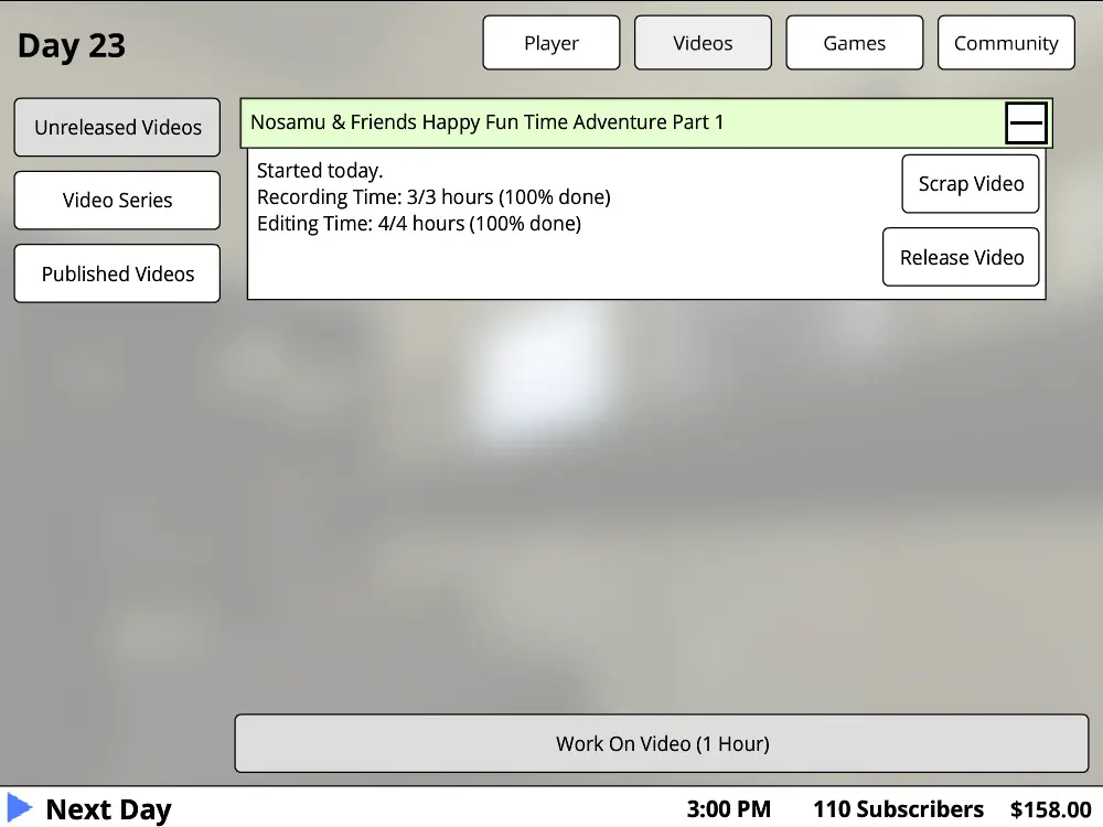 YouTube Let's Player Simulator 2016