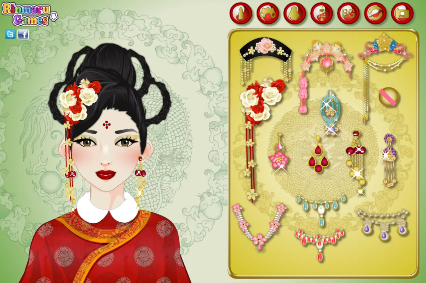 Ancient Chinese Girl Make Up Game