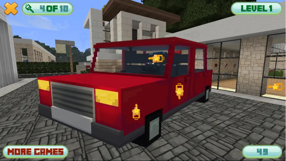 Minecraft Cars Hidden Keys