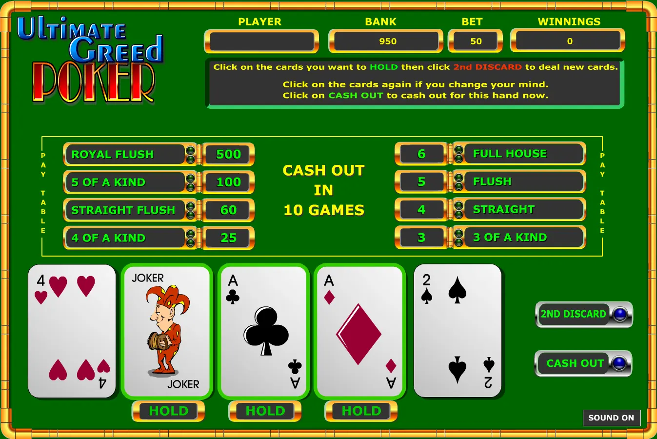 Ultimate Greed Poker