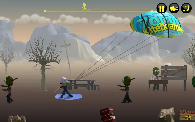 Zombie Kiteboarding