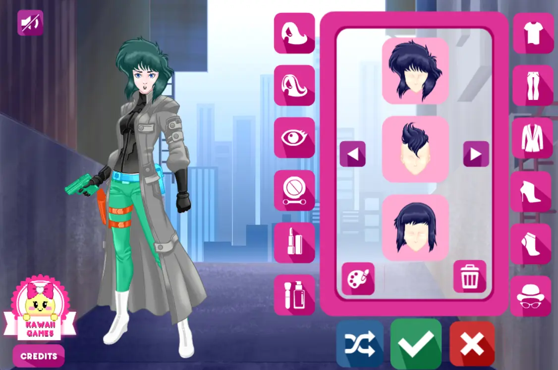 Ghost in the Shell: Major Motoko Kusanagi Dress Up