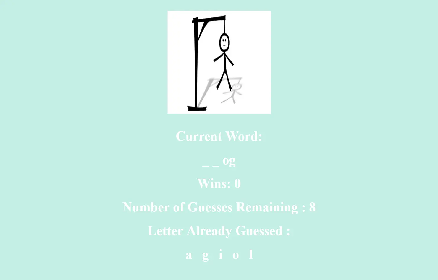 Animal Kingdom Hangman Game