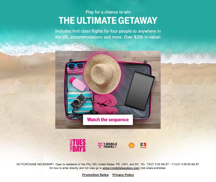 T-Mobile Tuesdays: Win The Ultimate Getaway