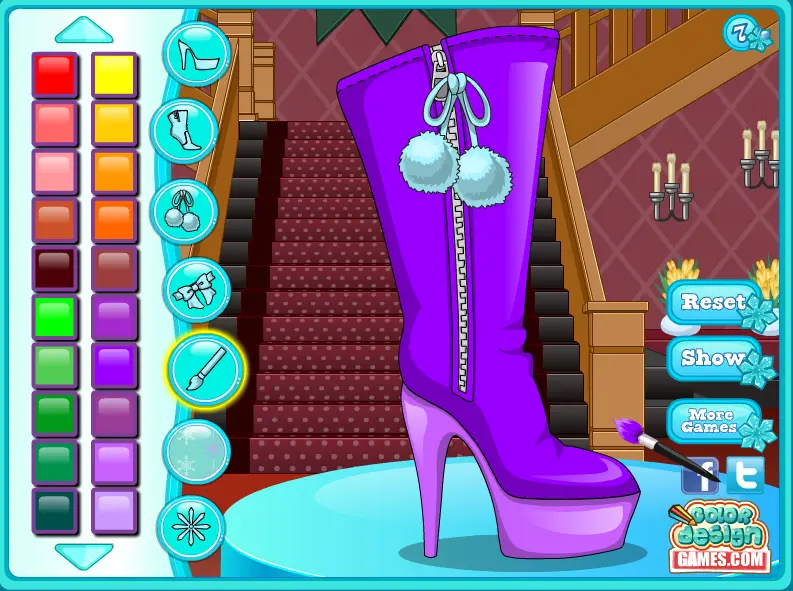 Elsa Shoes Design