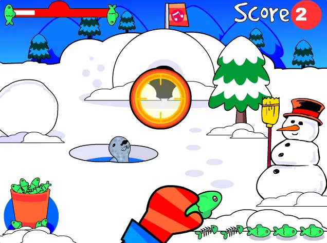 Fling the Fish with Penguin Boo