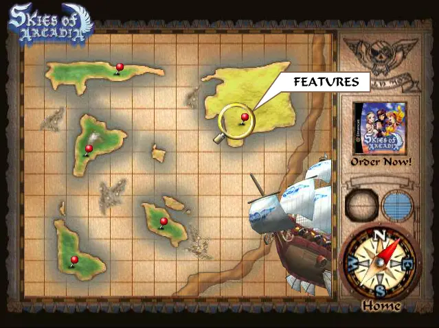 Skies of Arcadia Microsite