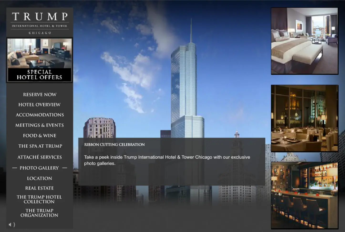 Trump International Hotel & Tower Chicago - Intro + Microsite