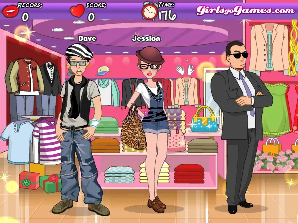 Shopping Mall Kissing