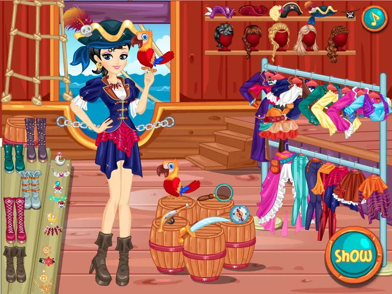 Caribean Pirate Ella's Journey