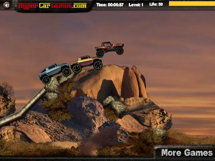Trucks on Rocks