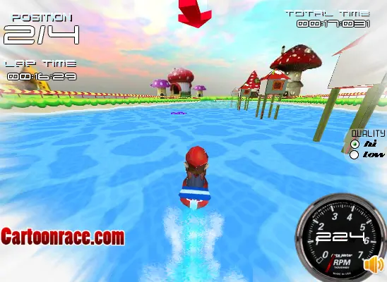 Mario Jetski Race