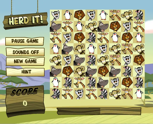 Madagascar: Herd It!