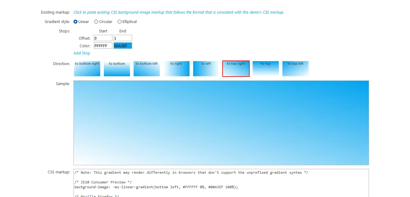 CSS Gradient Background Maker
