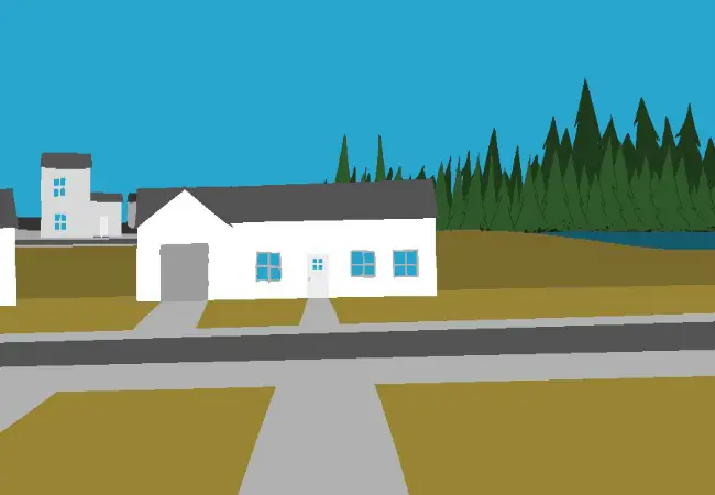 [S] Clay: Exit dwelling.