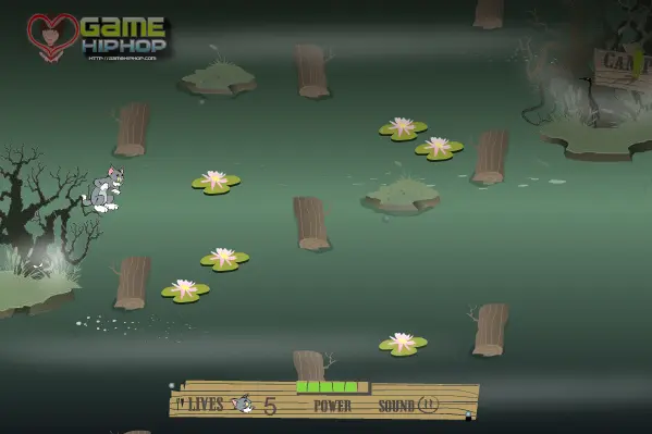 Tom and Jerry Chase In Marsh