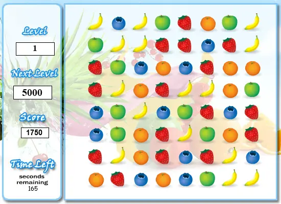 Fruit Jumble Game