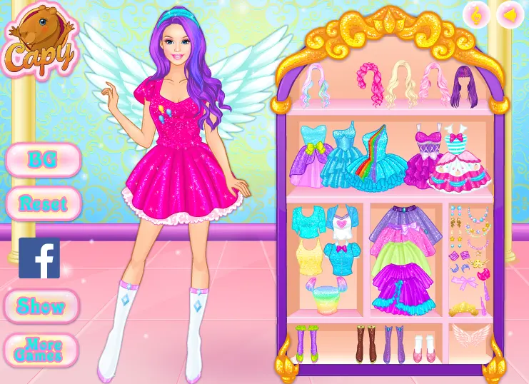 Barbie My Little Pony Glittery Costumes