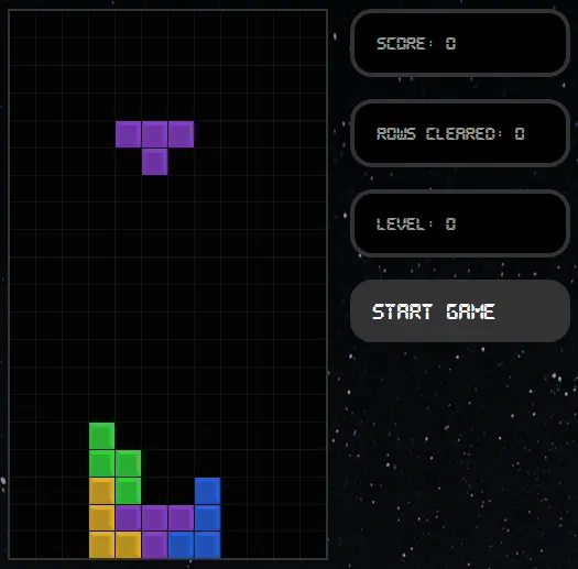 React Hook Tetris App