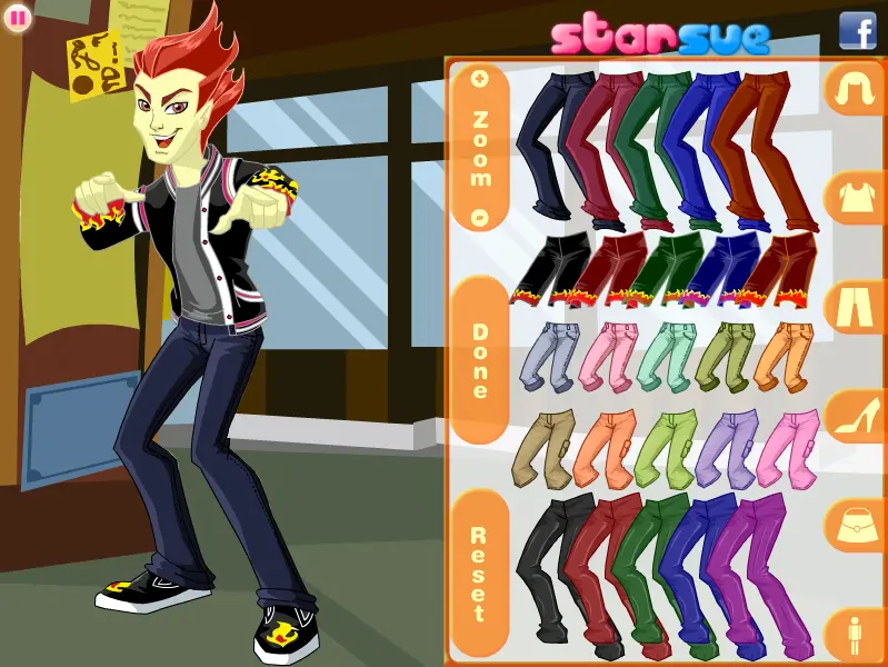 Monster High: Heath Burns Dress Up