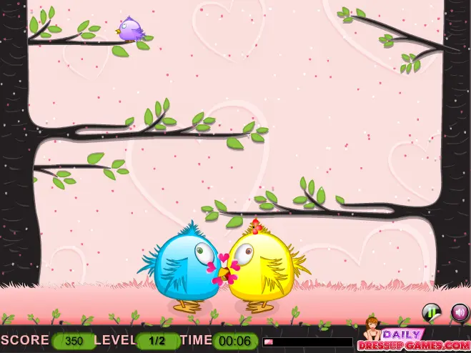 Flying Birds Kissing