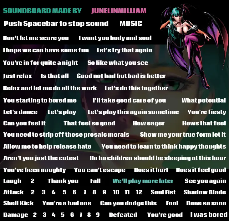 Morrigan Aensland SB