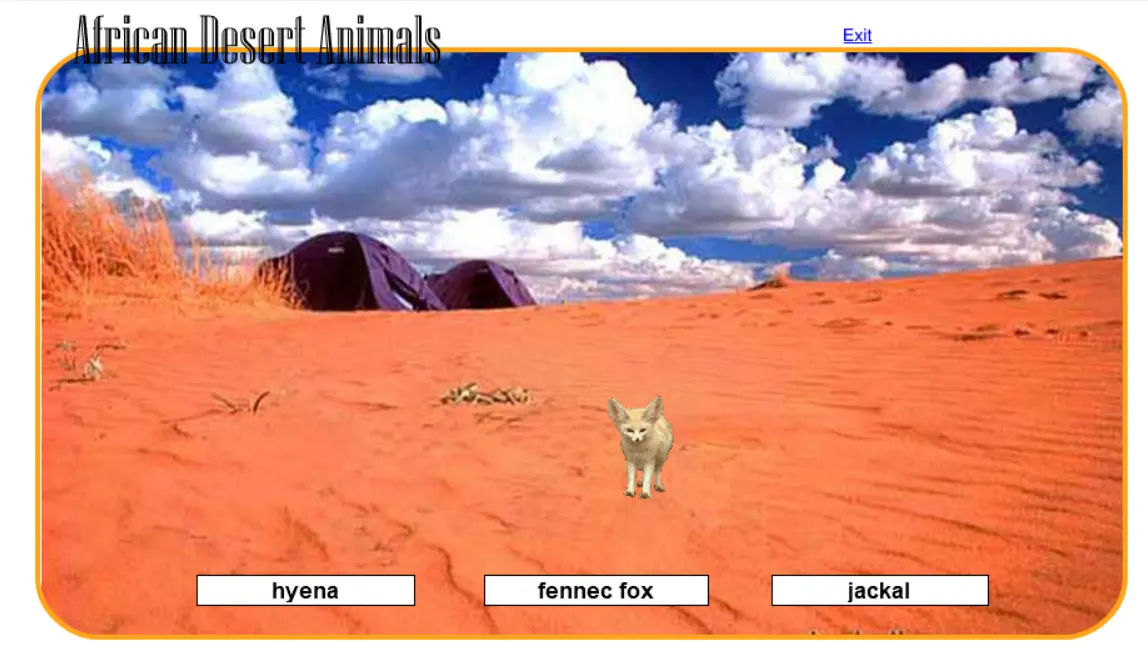 African Desert Animals