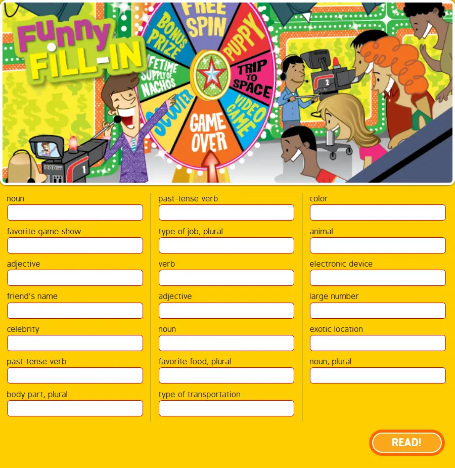 Funny Fill-In: Big Winner