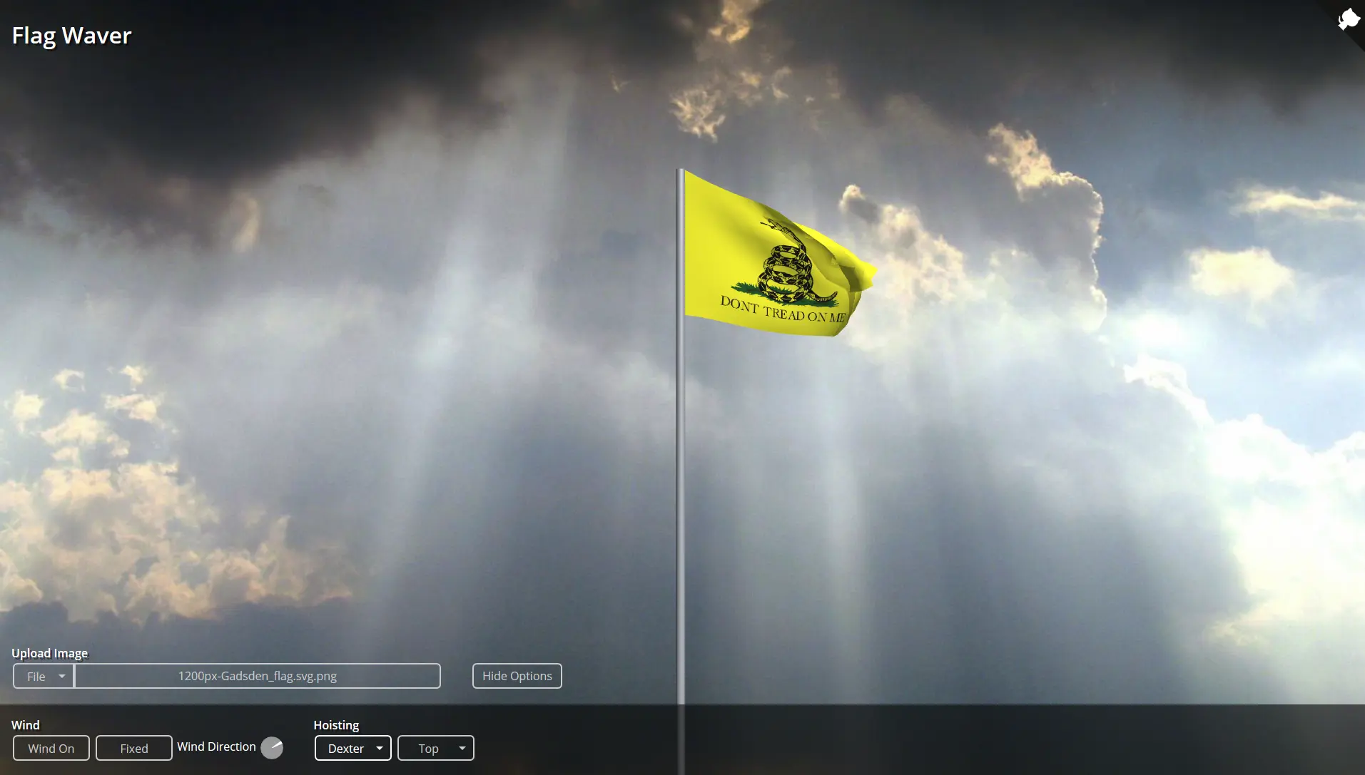 Online Flag Waver