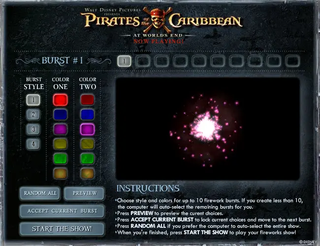 Pirates of the Caribbean: At World's End - Fireworks!