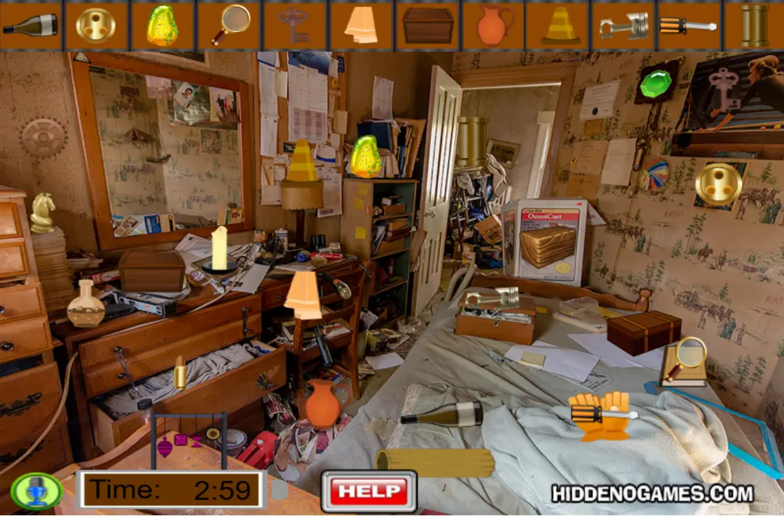 Abandoned Room Hidden Objects