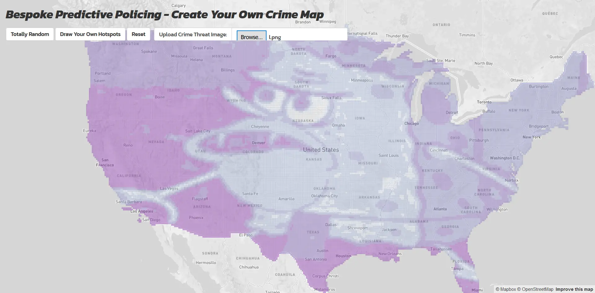 Bespoke Predictive Policing