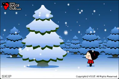 Pucca - Christmas E-Card