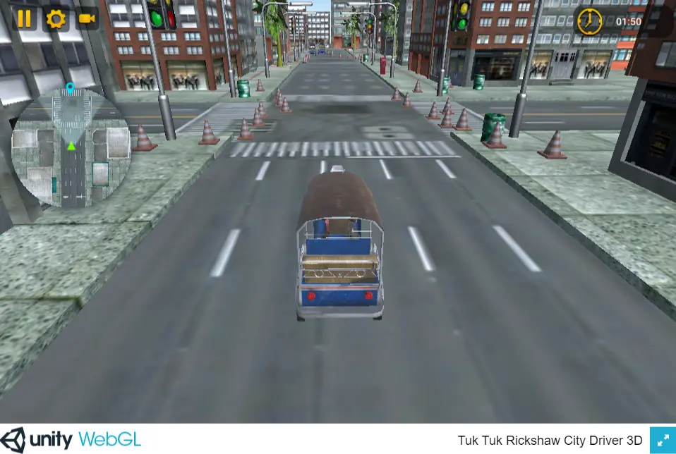 3D Tuk Tuk City Driver