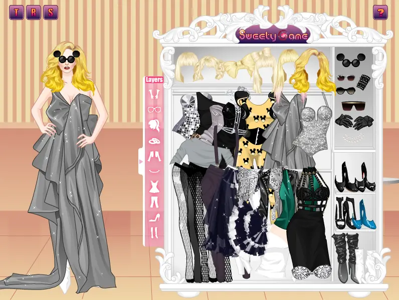Lady GaGa Dress Up Game