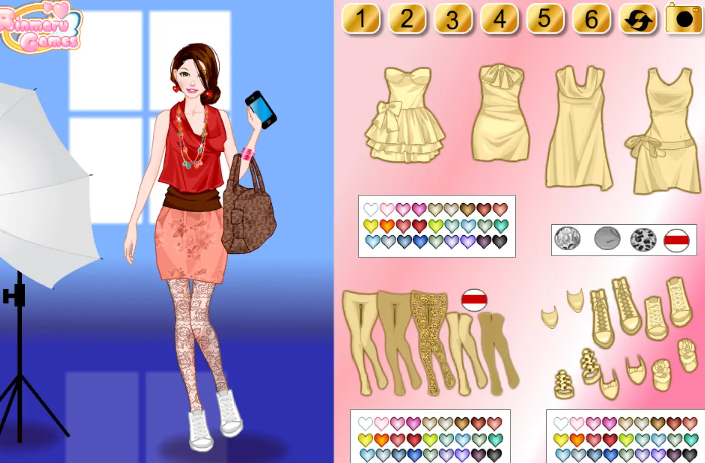 Cute Model Dress Up Game