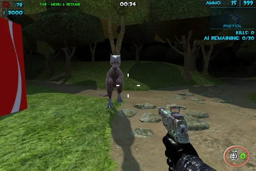 Midnight Multiplayer Dinosaur Hunt