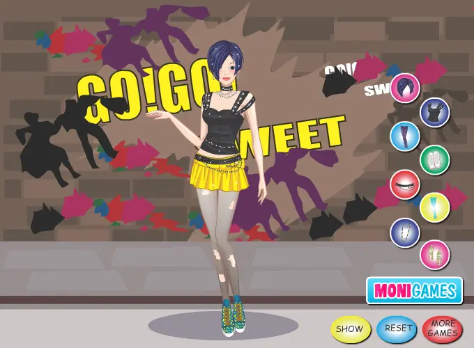 Cool Punk Girl Dress Up
