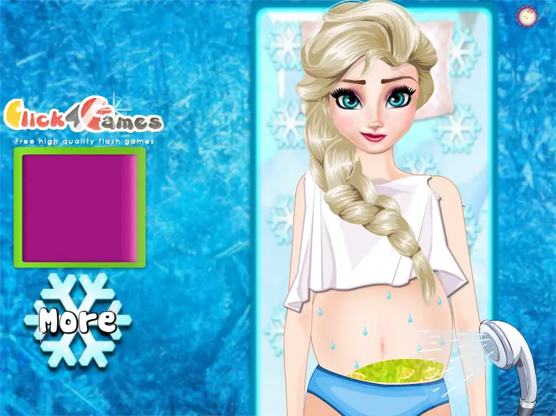 Pregnant Elsa Spa Treatments