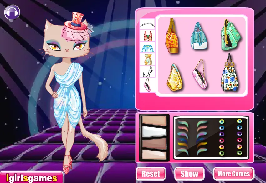 Miss Cat Dress-up Game