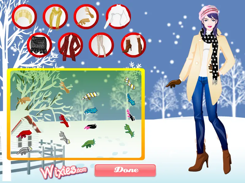 Winter Girl Dress Up