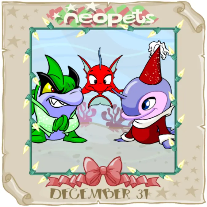 Neopets Advent Calendar 2003: Day 31