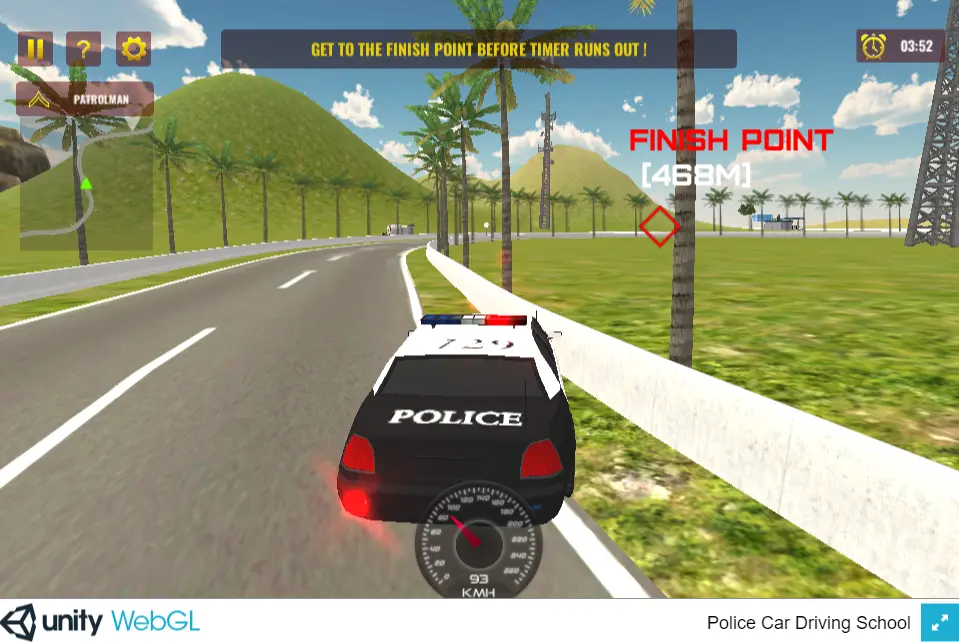 Police Car Driving School