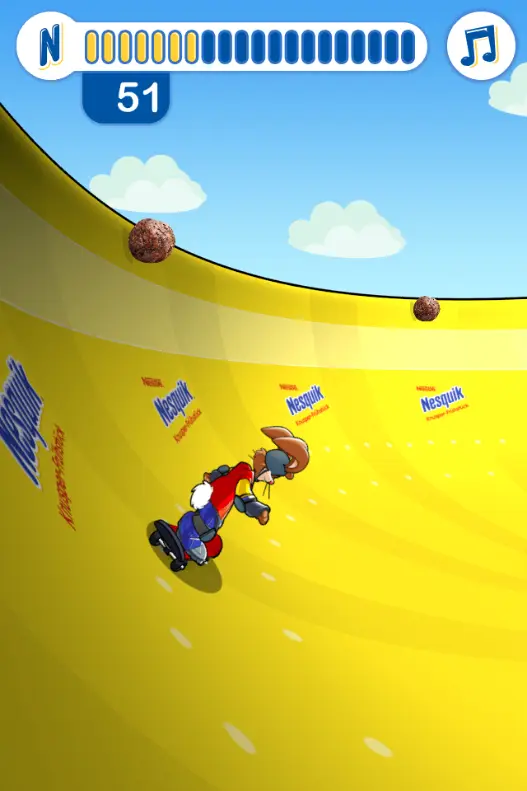 Nestlé Nesquik: Quicky's Halfpipe Spaß