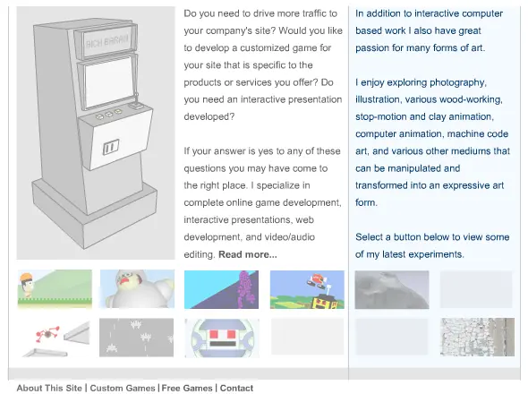 Richard Baran Multimedia Microsite