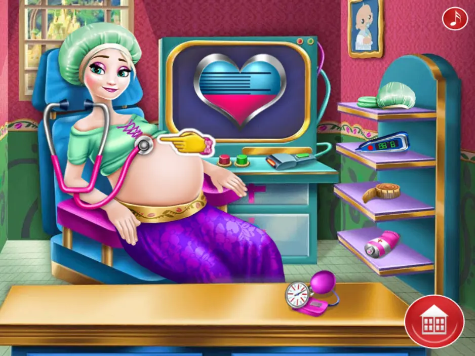 Ice Queen Pregnant Check-Up